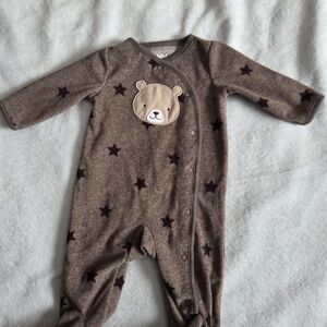 Carter's Brown Starry Bear One Piece
